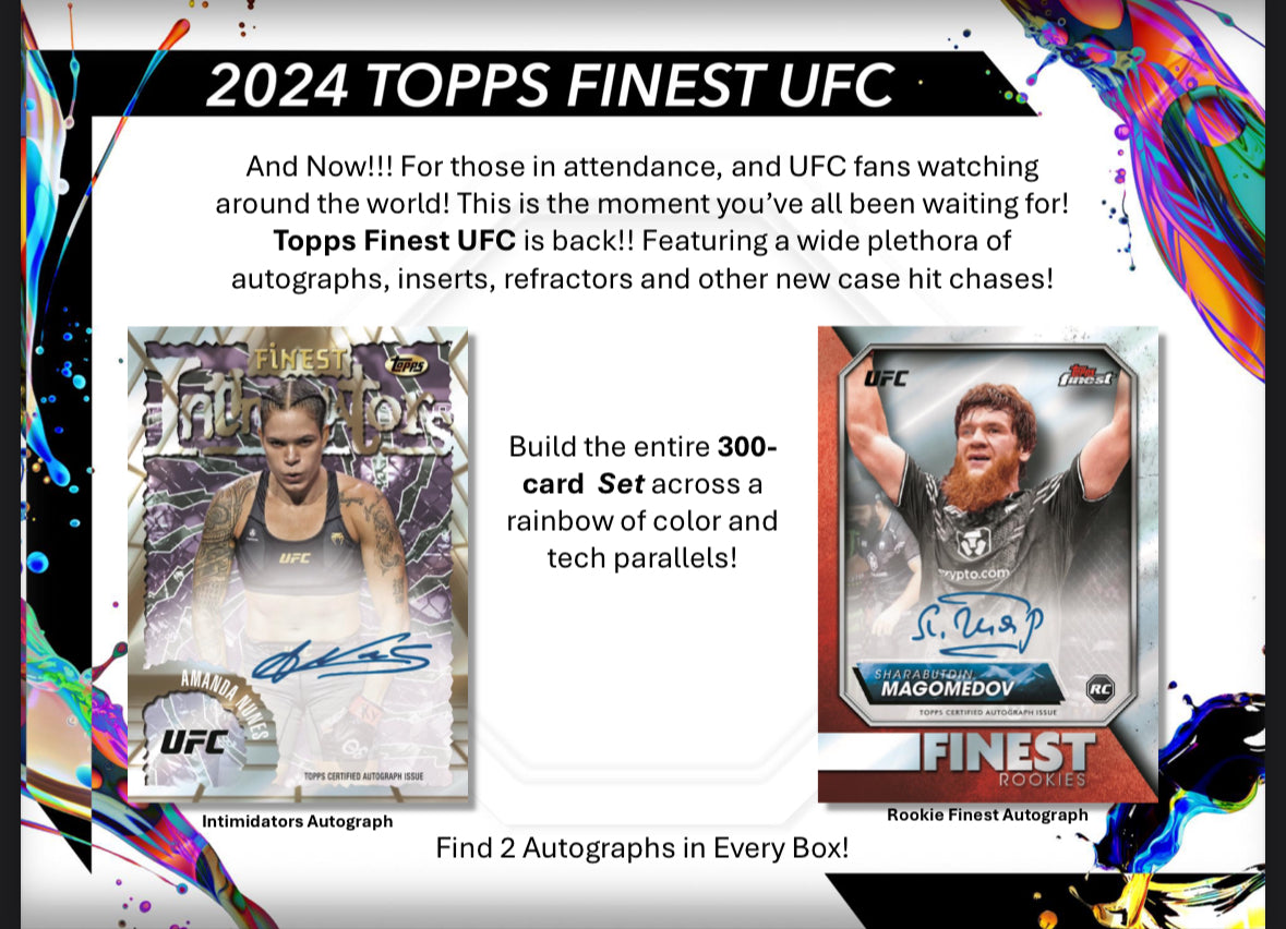 2024 Topps Finest UFC Hobby Box