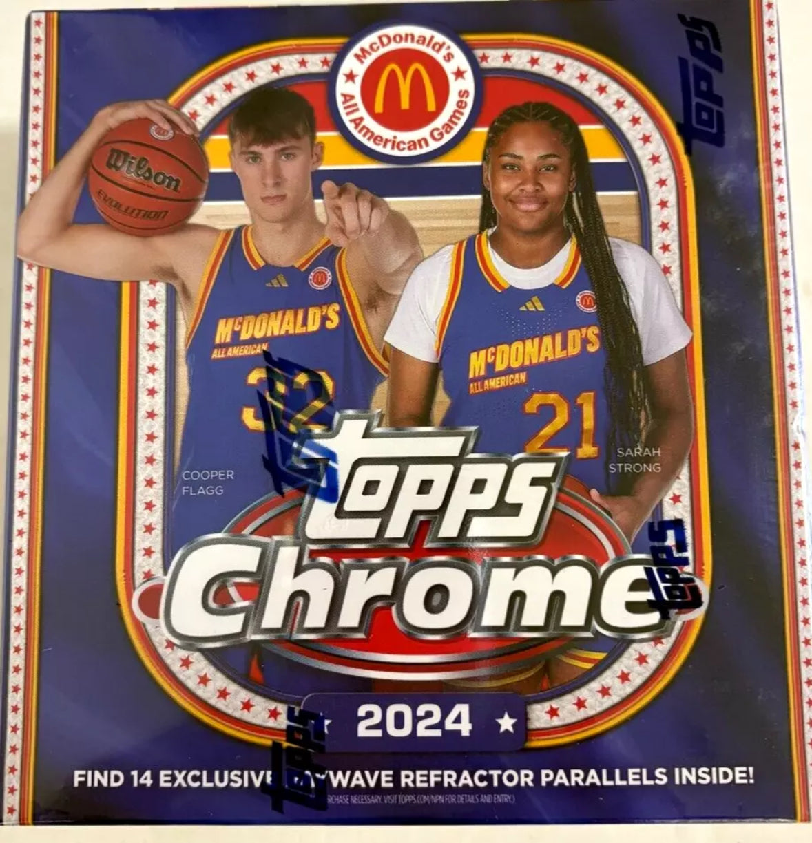 2024 Topps Chrome McDonald’s All American Mega Box