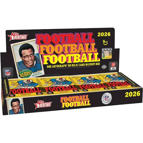 2026 Topps Heritage Football Hobby Box