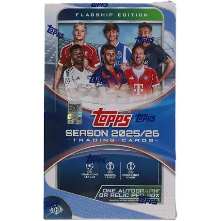 2025/26 Topps UEFA Club Competitions Soccer Hobby Box