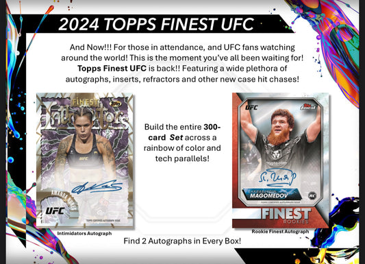 2024 Topps Finest UFC Hobby Box