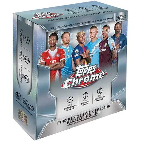 2025/26 Topps Chrome UEFA Club Competitions Mega Box
