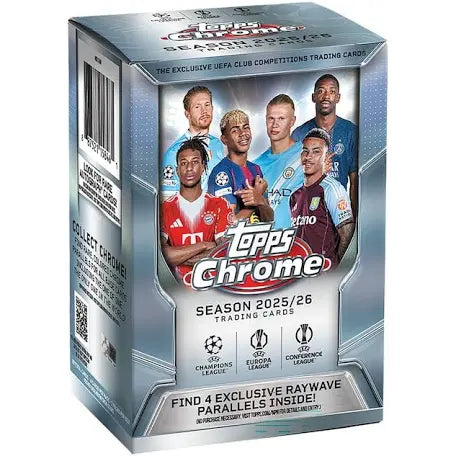 2025/26 Topps Chrome UEFA Club Competitions Blaster Box