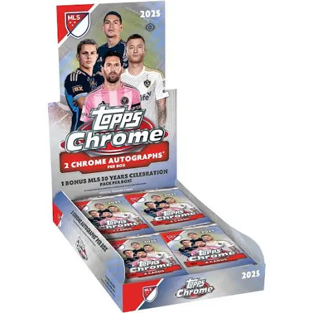 2025 Topps MLS Chrome Hobby Box