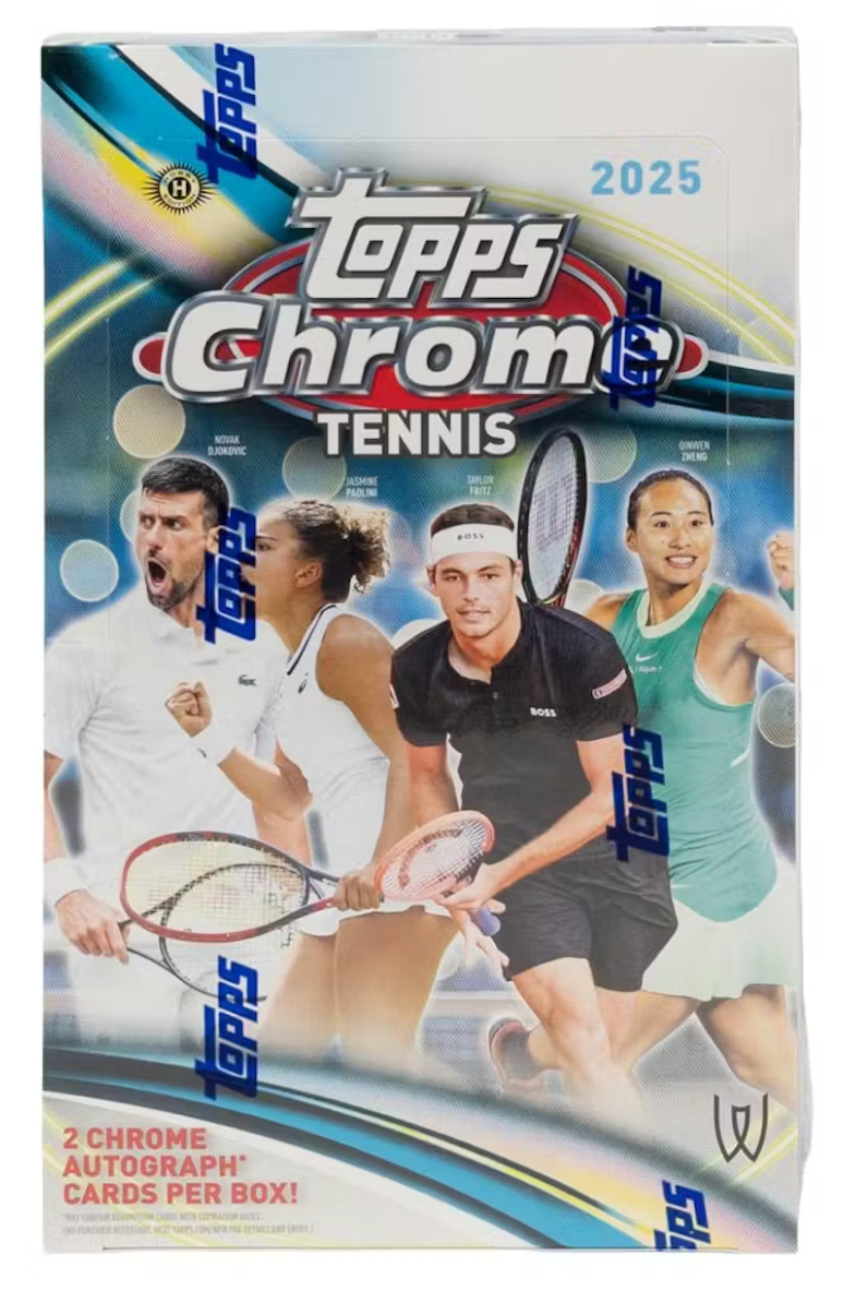 2025 Topps Chrome Tennis Hobby Box